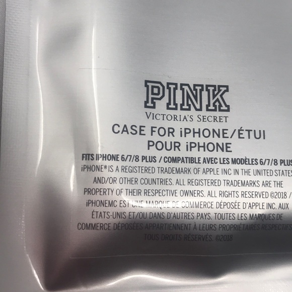 Pink VS case for iPhone 6/7/8 plus - Picture 5 of 6